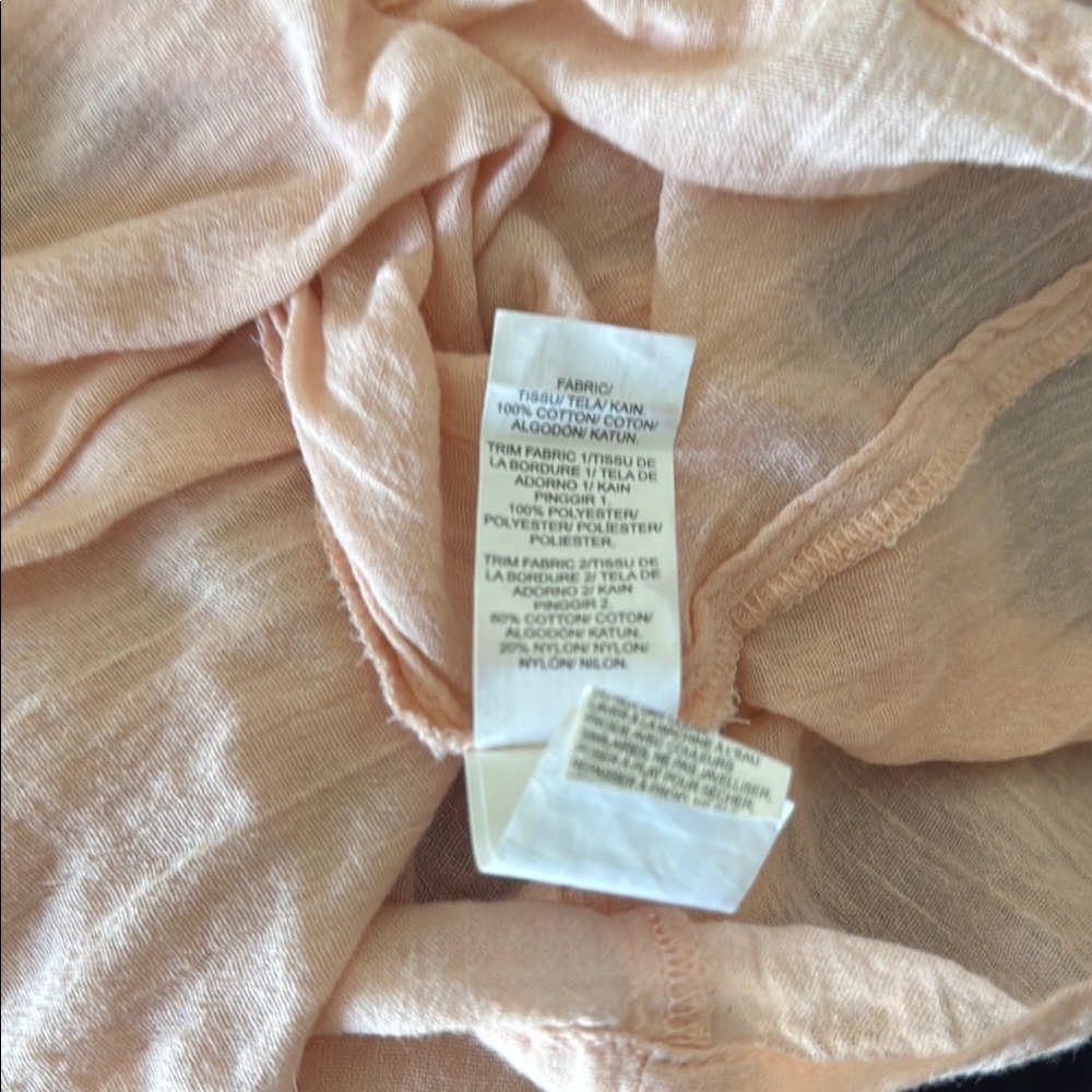 Lucky Brand Peach Blouse - Picture 5 of 6